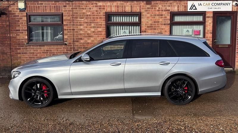 Used Mercedes E220 AMG line 2017 Silver Estate
