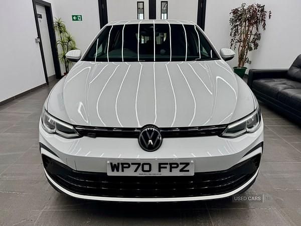 Used VW Golf VII R-line 150 HP (110 kW) 2020 White Hatchback