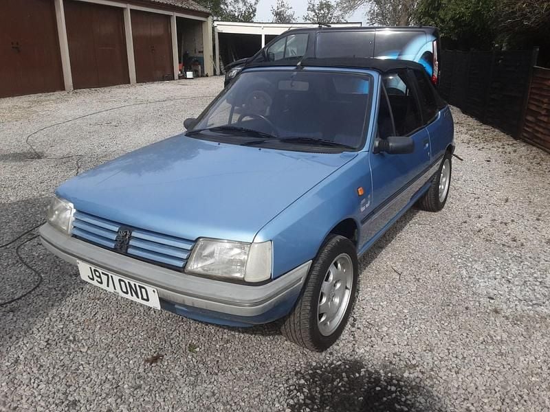 Used Peugeot 205 1992 Blue Cabriolet