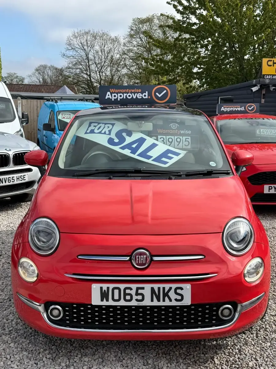 Used Fiat 500 Lounge 69 HP (50 kW) 2016 Pink Hatchback