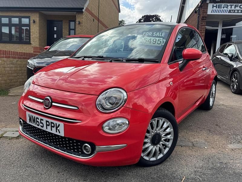 Pink Used 2015 Fiat 500 Lounge Hatchback | £5,295 (Fair price) - Image 1/4