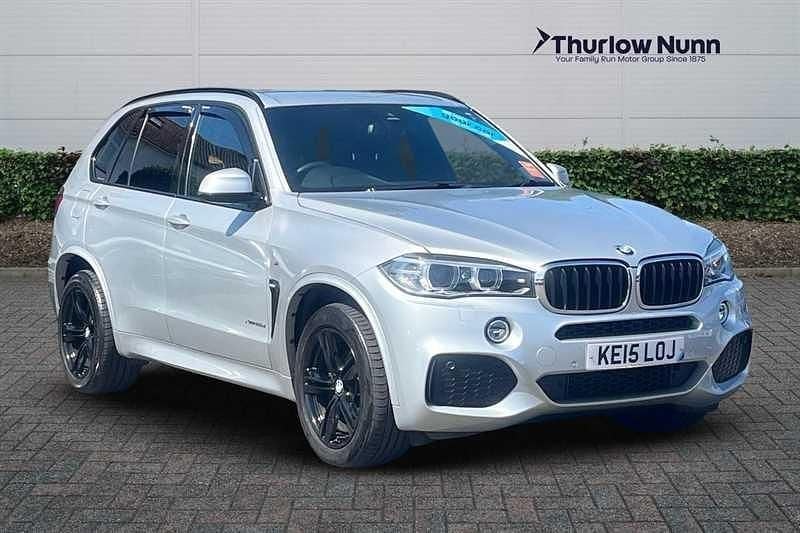 Silver Used 2015 BMW X5 M Sport SUV | £15,999 (Fair price) - Image 1/4