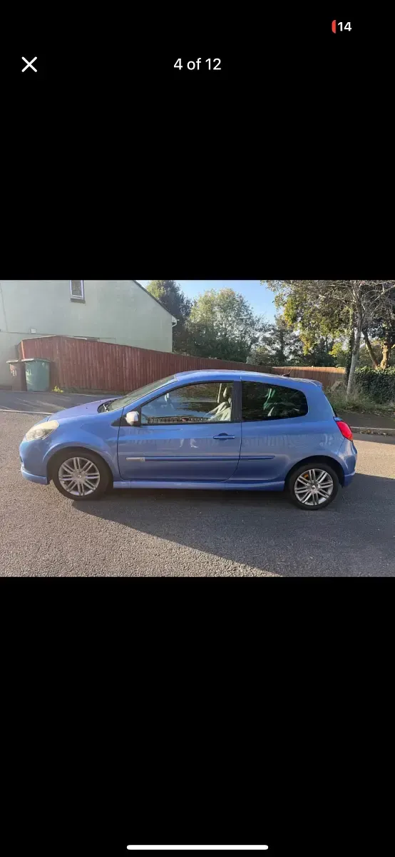 Used Renault Clio GT 128 HP (94 kW) 2009 Blue Hatchback