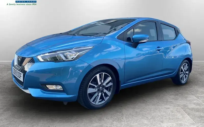 Used Nissan Micra Acenta Limited Edition 90 HP (66 kW) 2018 Blue Hatchback
