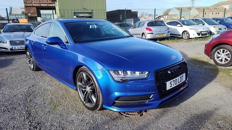 Used Audi S7 2015 Blue Hatchback