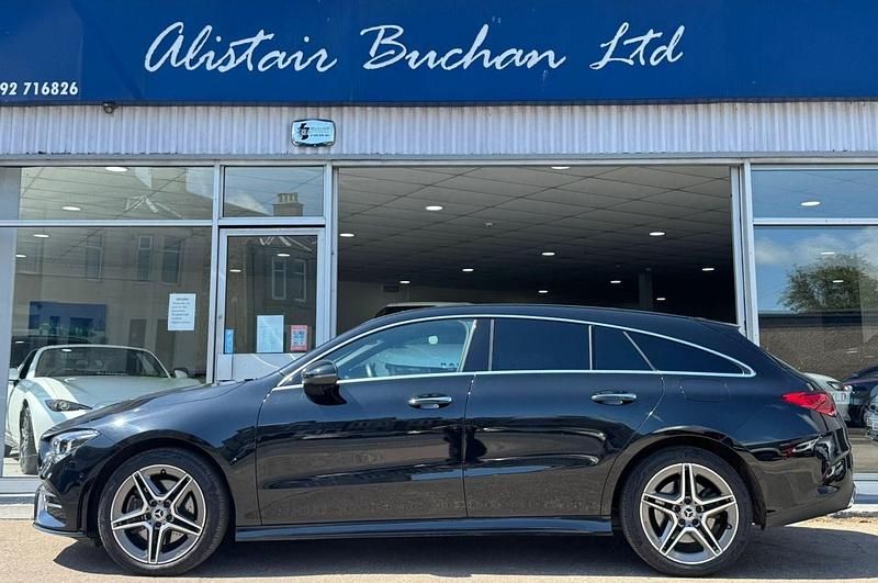 Used Mercedes CLA250e Shooting Brake AMG line 218 HP (160 kW) 2021 Black Estate