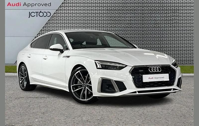 White Used 2022 Audi A5 Sportback S-Line Hatchback | £23,853 (Fair price) - Image 1/4