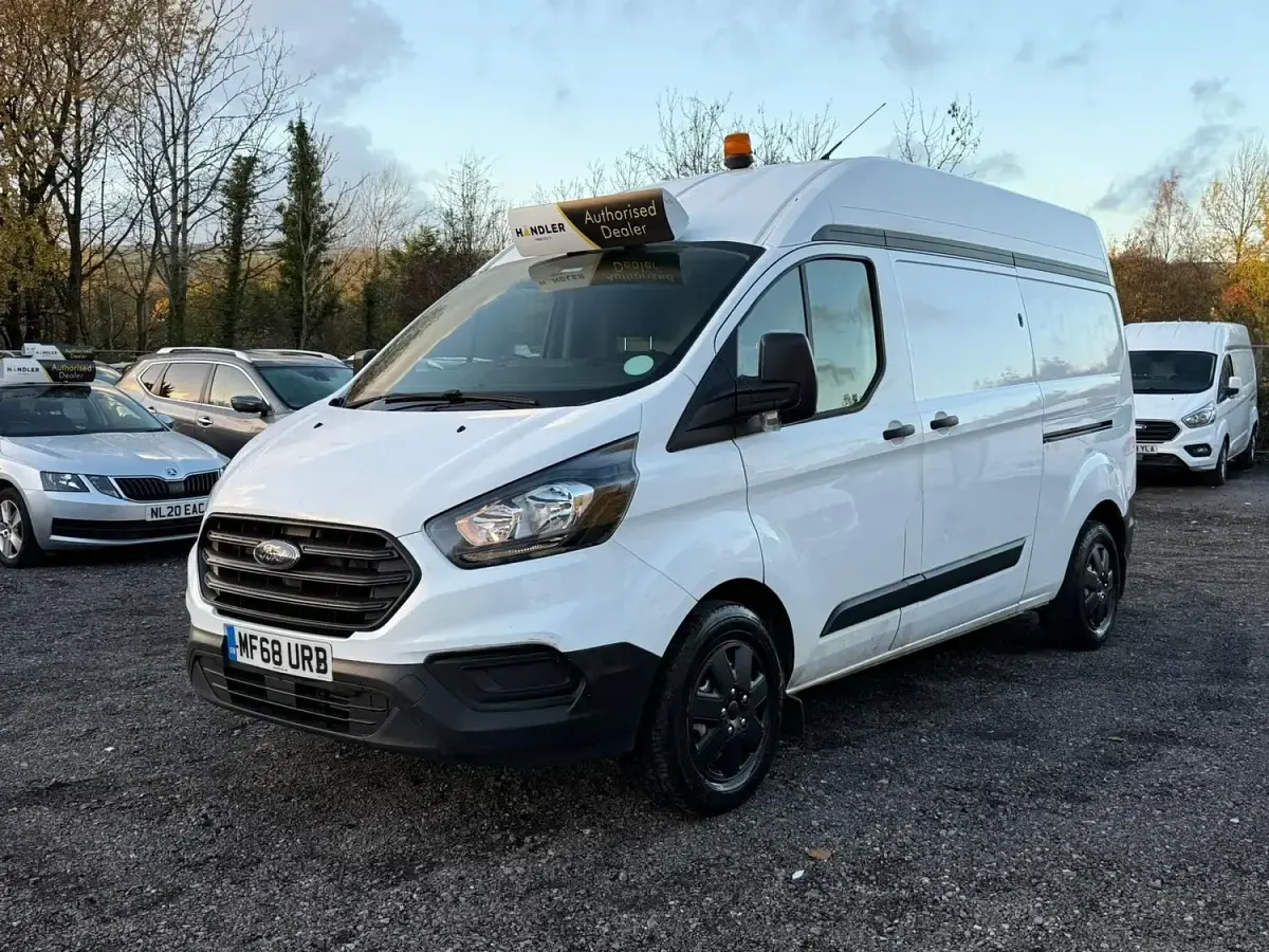 Used Ford Transit Custom 130 HP (95 kW) 2018 White Van