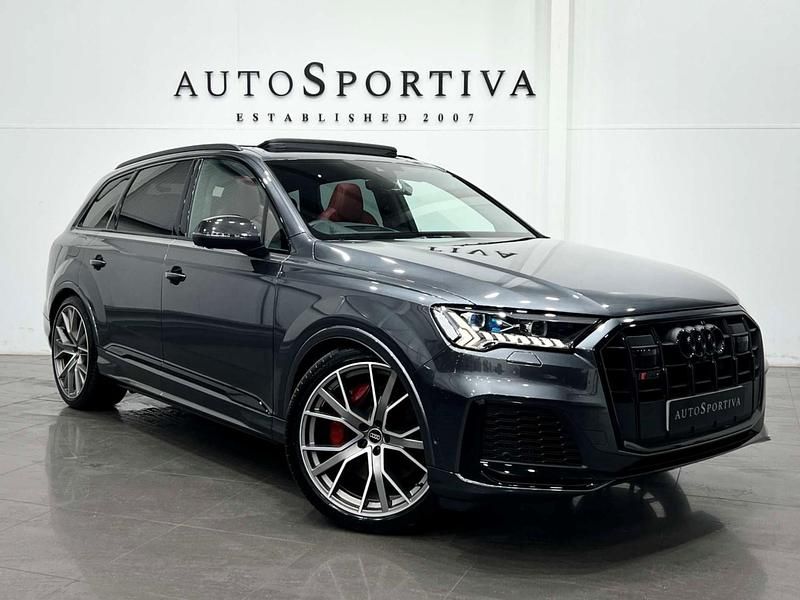 Grey Used 2022 Audi SQ7 Basis SUV | £61,990 (Expensive) - Image 1/3