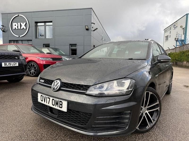 Grey Used 2017 VW Golf VII GTD Estate | £10,650 (Fair price) - Image 1/4
