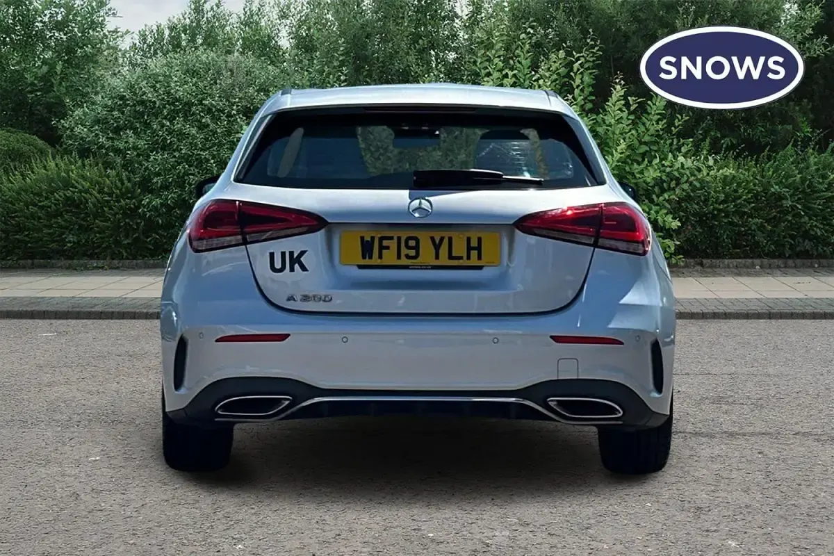 Used Mercedes A200 AMG line 163 HP (119 kW) 2019 Silver