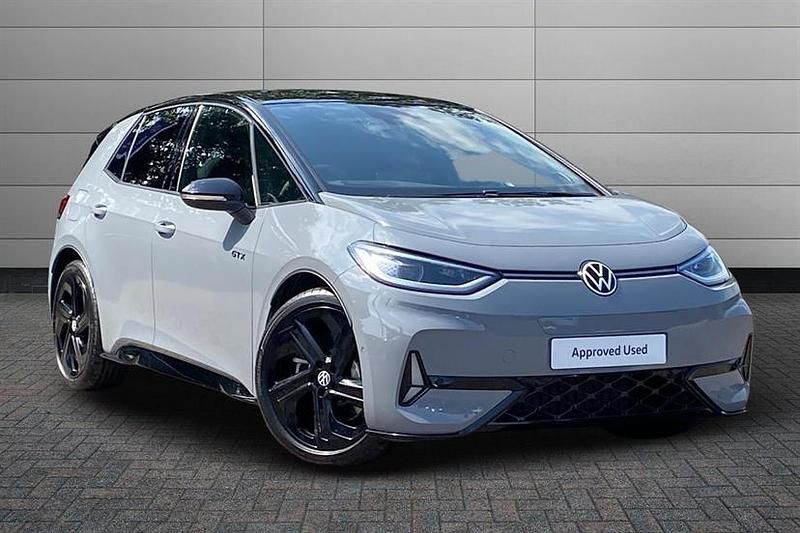 Moonstone grey with solid black roof Used 2025 VW ID.3 GTX Hatchback | £34,895 - Image 1/4