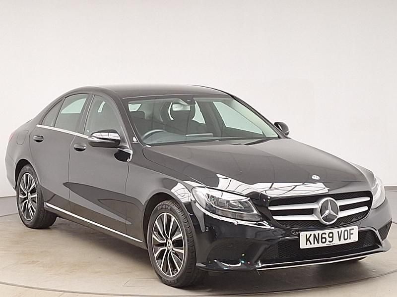 Black Used 2019 Mercedes C220 SE Sedan | £16,998 (Good price) - Image 1/4