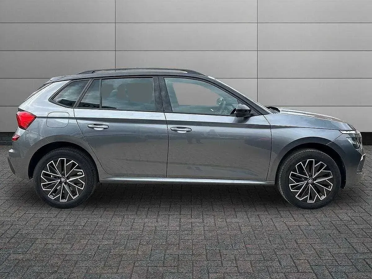 Used Skoda Kamiq Design Edition 115 HP (84 kW) 2025 Graphite grey metallic black magic pearl effect SUV
