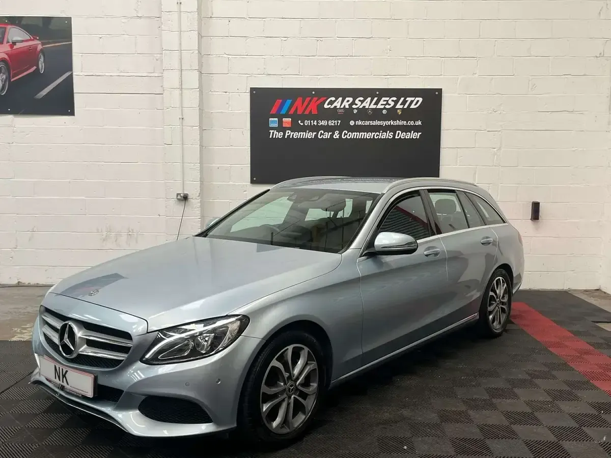 Used Mercedes C220 167 HP (122 kW) 2018 Silver Estate