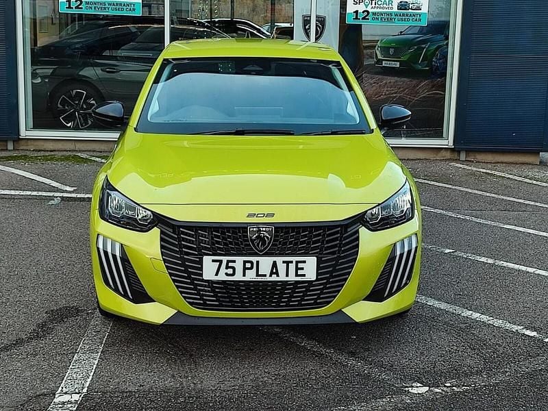 Yellow New 2025 Peugeot 208 Style Hatchback | £17,495 (Super price) - Image 1/4