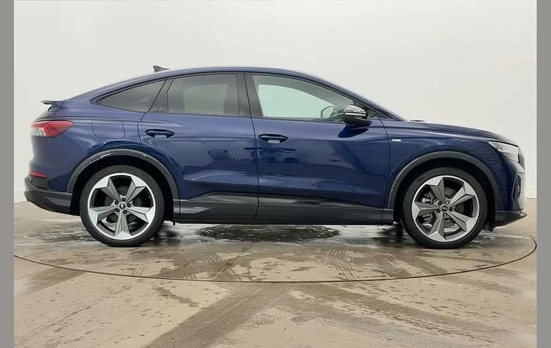 Used Audi Q4 Sportback e-tron Black Edition 210 kW (286 HP) 2025 Blue SUV
