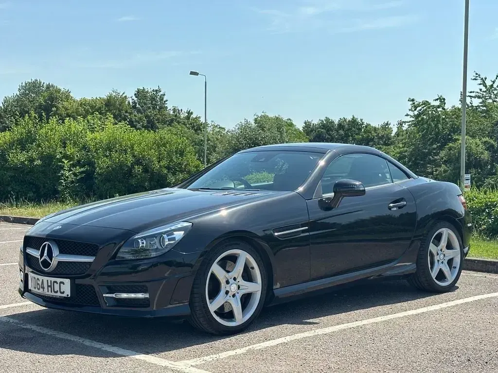 Used Mercedes SLK250 AMG 204 HP (150 kW) 2014 Black Cabriolet