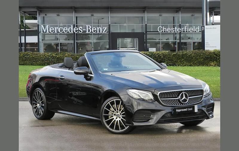 Black Used 2019 Mercedes E400 AMG Line Premium Plus Cabriolet | £30,640 (Fair price) - Image 1/4