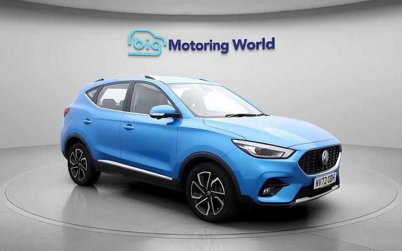 Used MG ZS Exclusive 111 HP (81 kW) 2023 Blue SUV