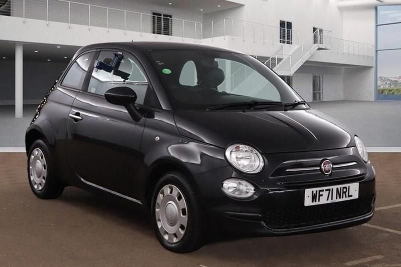 Black Used 2021 Fiat 500 Pop Hatchback | £8,600 (Fair price) - Image 1/1