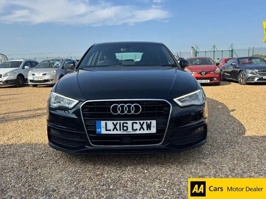 Used Audi A3 Sportback S-Line 150 HP (110 kW) 2016 Black Hatchback