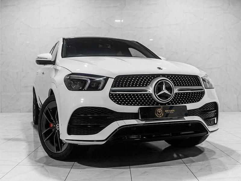 White Used 2021 Mercedes GLE400 AMG line Coupe | £68,000 - Image 1/4