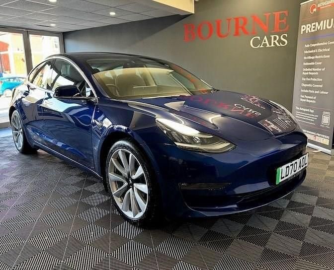 Used Tesla Model 3 254 kW (346 HP) 2020 Blue Sedan
