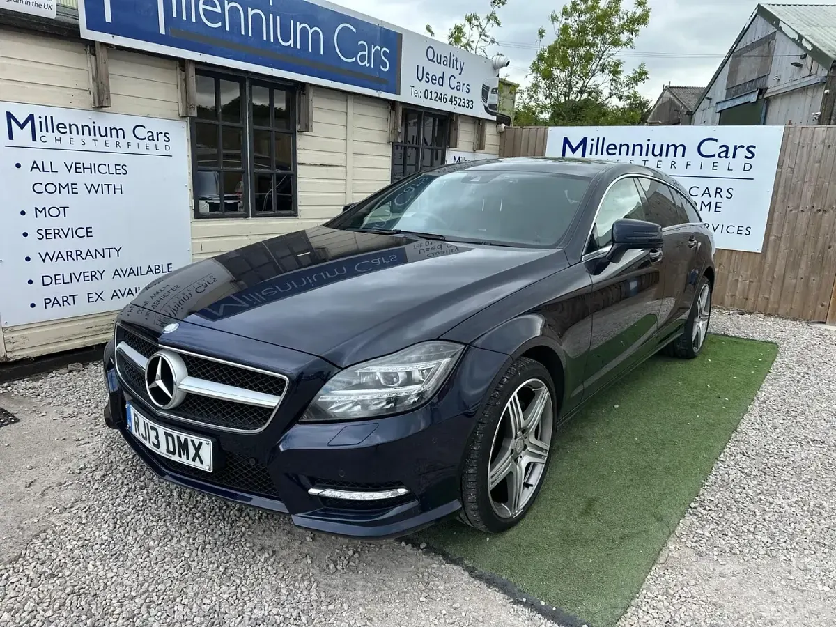 Used Mercedes CLS350 Shooting Brake AMG 2013 Blue Estate