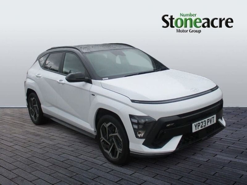 Used Hyundai Kona N Line 141 HP (103 kW) 2023 White SUV