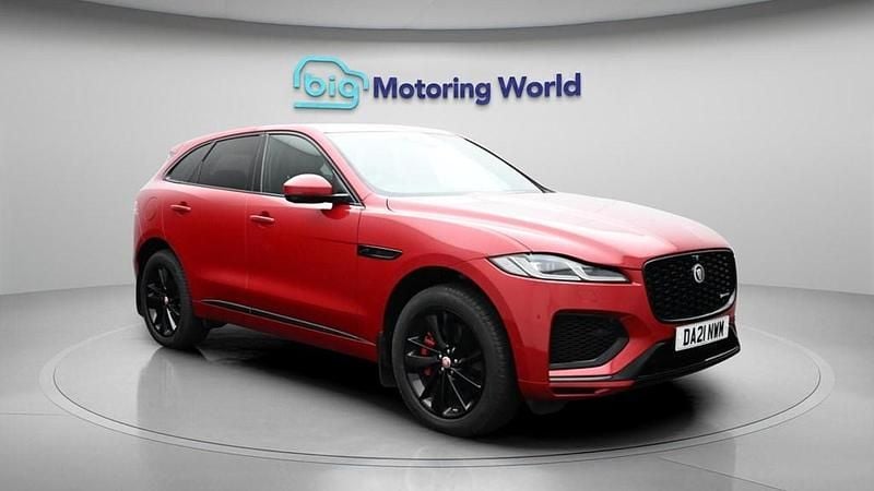 Used Jaguar F-Pace R-Dynamic 404 HP (297 kW) 2021 Red SUV