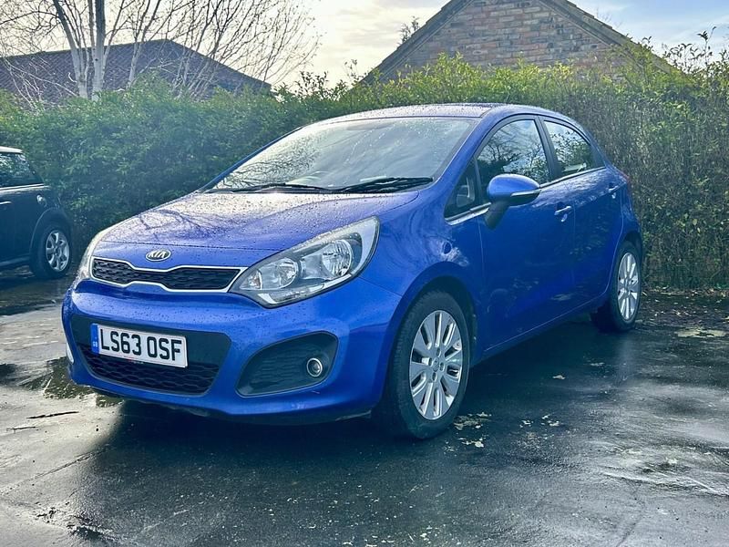 Used Kia Rio 2014 Blue Hatchback