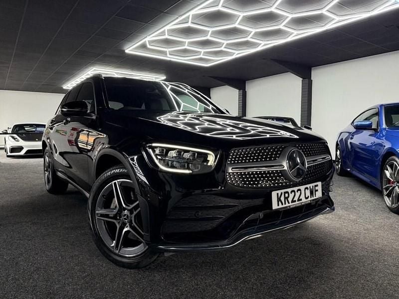 Black Used 2022 Mercedes GLC220 AMG line SUV | £29,995 (Fair price) - Image 1/4