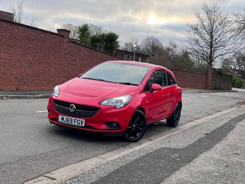 Used Vauxhall Corsa 90 HP (66 kW) 2019 Red Hatchback