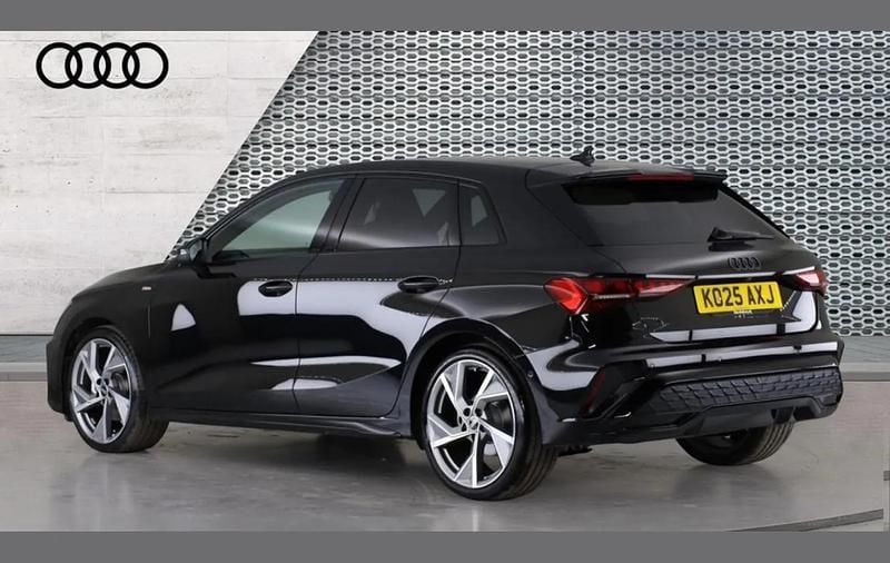 New Audi A3 Black Edition 204 HP (150 kW) 2025 Black Hatchback