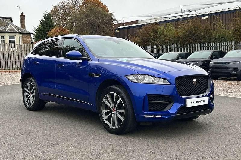 Blue Used 2020 Jaguar F-Pace R-Sport SUV | £20,750 (Fair price) - Image 1/4