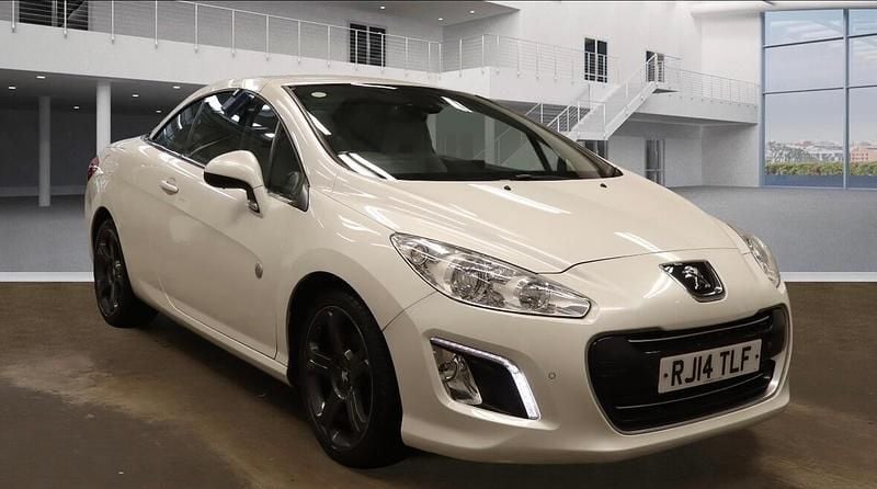 White Used 2014 Peugeot 308 CC Roland Garros Cabriolet | £5,790 (Good price) - Image 1/4