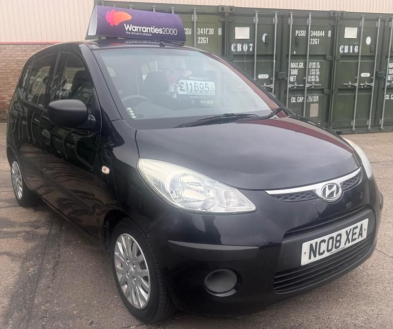 Black Used 2008 Hyundai i10 Classic Hatchback | £1,595 (Fair price) - Image 1/4