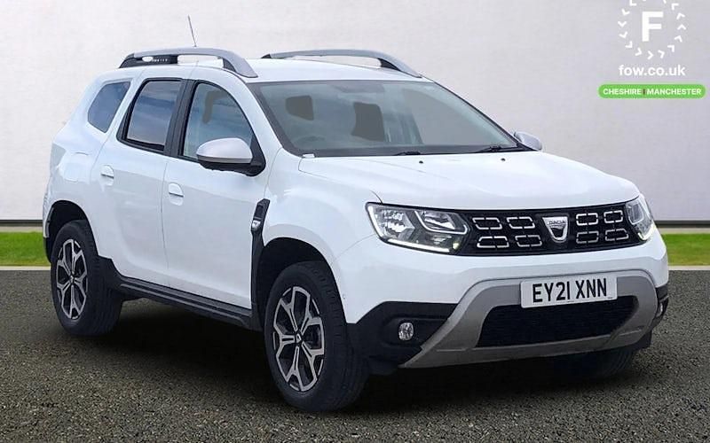 White Used 2021 Dacia Duster Prestige SUV | £10,099 (Good price) - Image 1/4