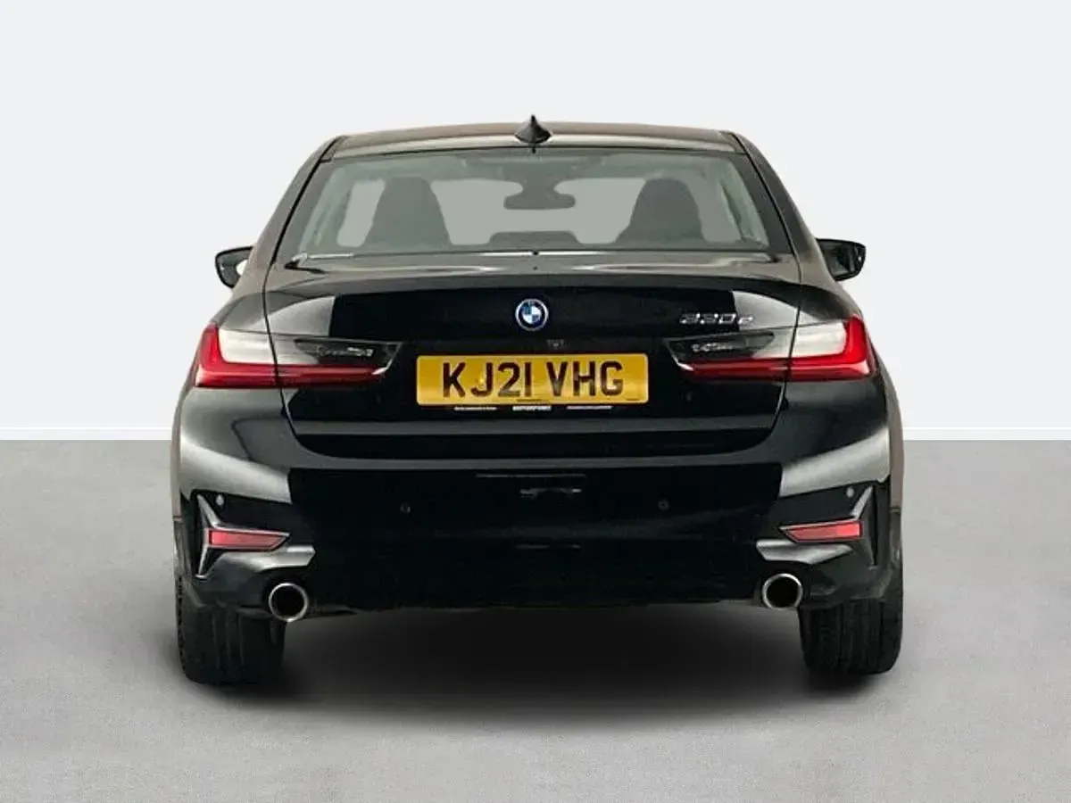 Used BMW 330e 2021 Black Sedan