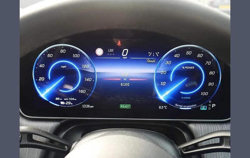 Used Mercedes EQE350 AMG line 214 kW (292 HP) 2025 Black Sedan