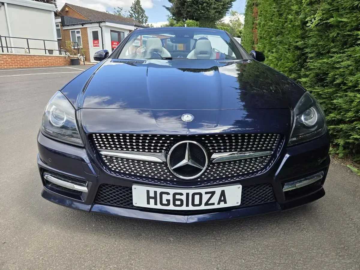 Used Mercedes SLK200 AMG 2011 Blue Cabriolet