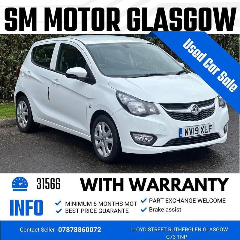 White Used 2019 Vauxhall Viva Hatchback | £3,997 (Super price) - Image 1/4