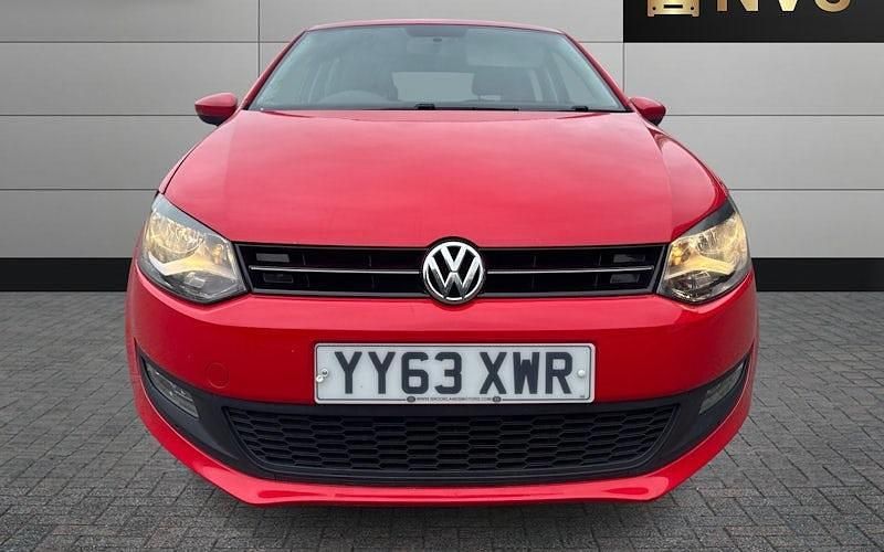 Begagnad VW Polo Edition 60 HK (44 kW) 2013 Röd Halvkombi