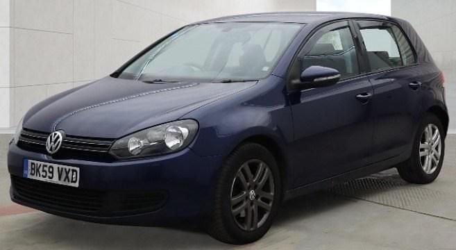 Usado VW Golf VI SE 140 HP (102 kW) 2009 Azul Citadino