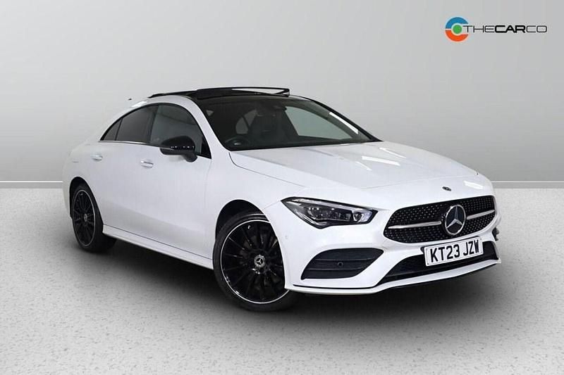 White Used 2023 Mercedes CLA250e AMG line Sedan | £26,475 (Fair price) - Image 1/1