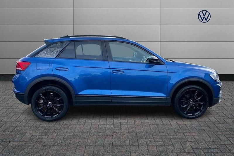 Used VW T-Roc Black Edition 110 HP (80 kW) 2021 Blue SUV
