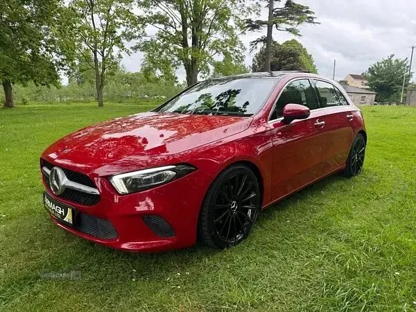 Used Mercedes A180 Premium Plus 116 HP (85 kW) 2019 Red Hatchback