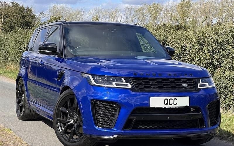 Estoril blue Used 2019 Land Rover Range Rover Sport SVR SUV | £42,950 (Super price) - Image 1/4