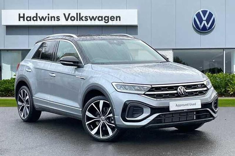 Silver Used 2025 VW T-Roc R-line SUV | £28,495 (A bit pricey) - Image 1/4